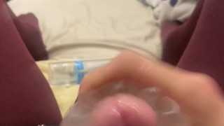 Femboy DaniI Edging with Cumshot