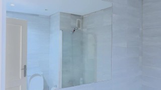 unaware flexing giant full body worship