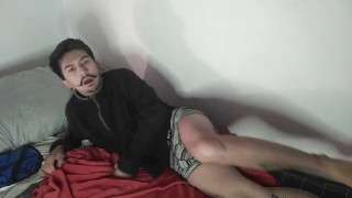 Rafael’s in charge now 😏 My dildo takes control.