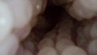 Unique Fleshlight Fuck POV - Internal Cam, Deep Thrusts, Edging Tease.