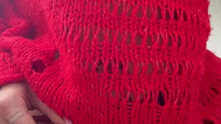 Intense Solo Dildo Ride Orgasm