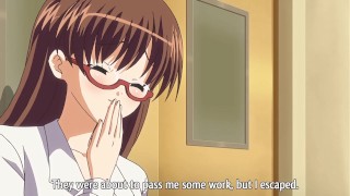 Hot Office Girl with Big Tits Loves Big Cocks and Dressing Like a Teacher