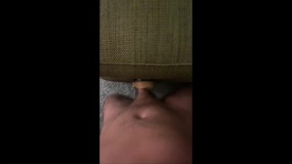 Fucking Fleshlight in Between the Couch Cushions