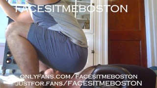 Is this what you thought would happen when growingbutt asked you to spot him. HE farts in your face
