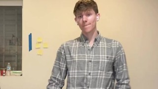 Amateur College Hung Twunk Magically Loses Clothes