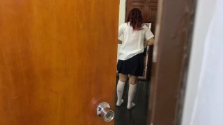 EL ASQUEROSO DE MI PADRASTRO SE APROVECHA DE MI INOCENCIA CUANDO ESTAMOS A SOLAS EN CASA