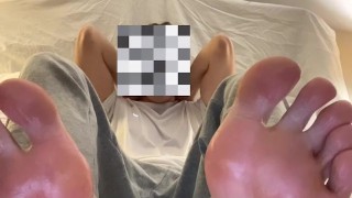 Up close with my feet