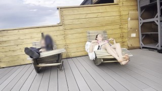 She looked down at the street while stroking me 😮‍💨 Full video on profile