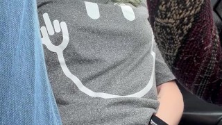 Risky Roadside Rub – I Got So Wet 😳💦