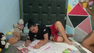 Mientras estudiamos nos complacemos el coño