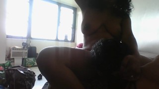 EROTIC SENSUAL COUPLE BROWN SKIN EBONY HARDCORE DOGGYSTYLE