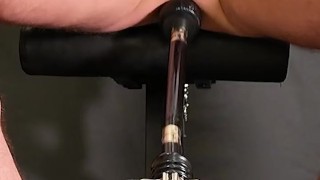 Uncut lad fucked by sexmachine, a lot of moaning