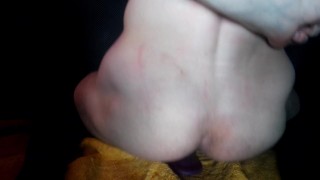 A HOT and TIGHT twink takes it HARD from a LONG DILDO in the back of a car ["Backseat riding"]