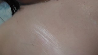 golden rain from my soapy pussy, I make myself feel good in the shower