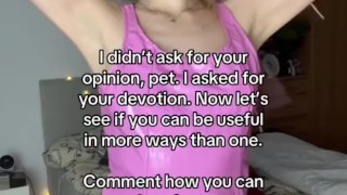 No opinions, just pure devotion ;)