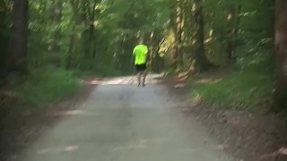 I'm walking through the woods...looking for a place to do a handjob !