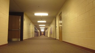 I sent this video to my boss on my last day of work. Running down the hall outside of his office.